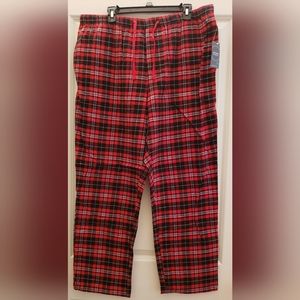 Men's XL Jockey Flannel Plants